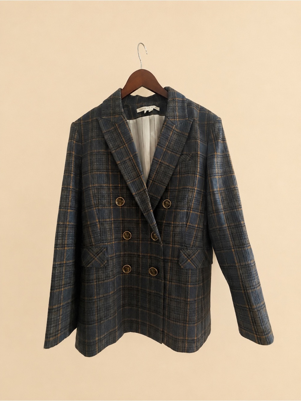 Veronica Beard Ellette Dickey Double Breasted Wool Jacket - Picture 2 of 6